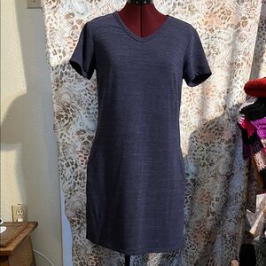 Women's Navy Blue V-Neck Top